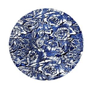 Vintage Churchill Bermuda Blue Dinner Plate 10" Made in Staffordshire England